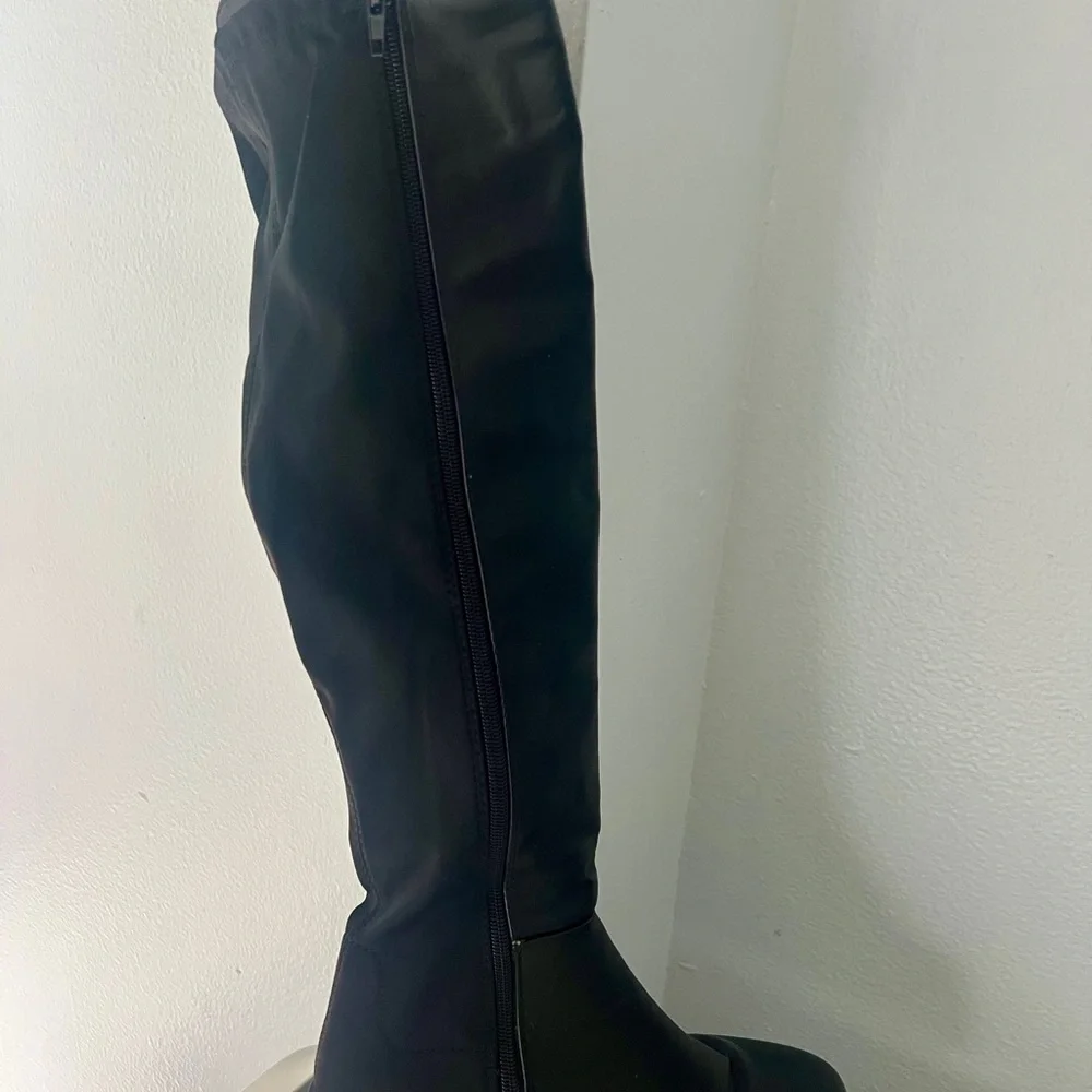 Rouge! Black Over the Knee Boots - Picture 3 of 8